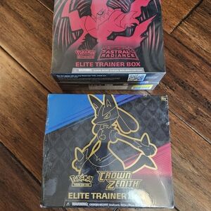 Pokemon Elite Trainer Box - Crown Zenith & Astral Radience - New In Wrapped Box